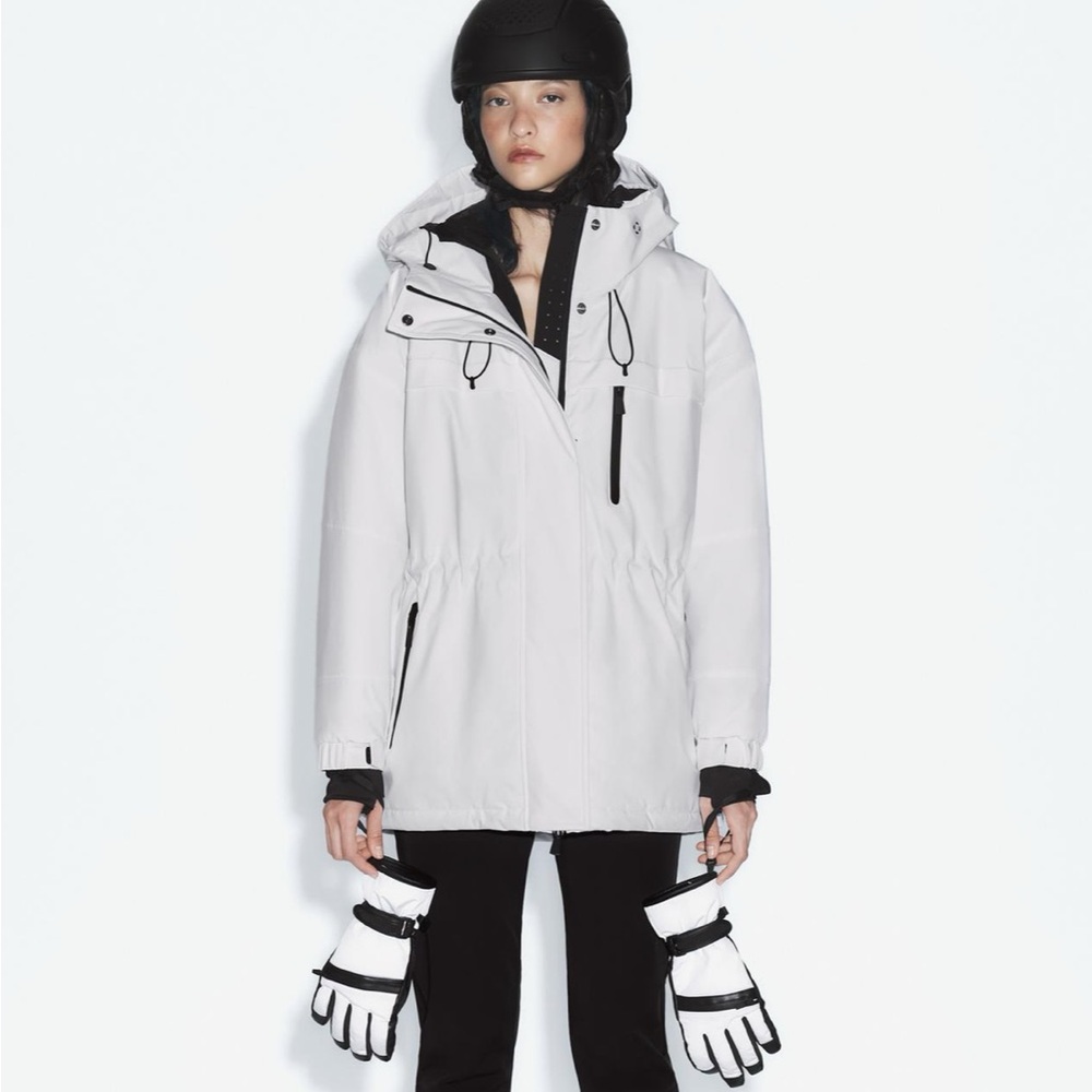 🆕 ZARA WINDPROOF & WATERPROOF RECCO TECHNOLOGY HeiQ XReflex SKI JACKET COAT